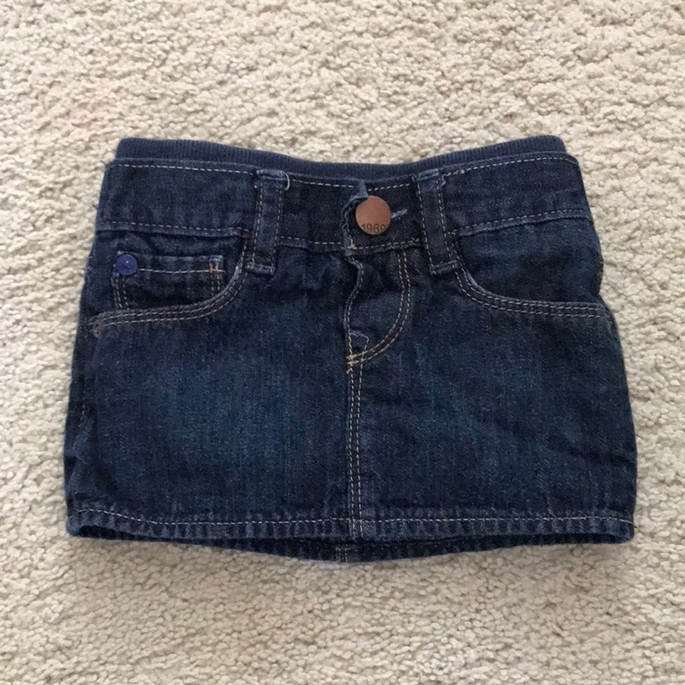 Baby gap girls jean skirt. 3-6 months.